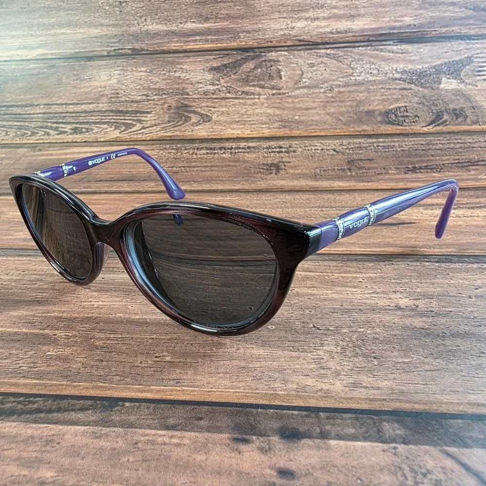 Vogue VO 2894-SB Cat Eye Sunglasses‎ Purple Rhinestone 56-17-140 FRAMES ONLY